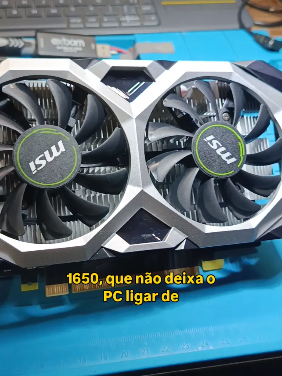 GTX 1650: Falha crítica: a placa impede o computador de ligar